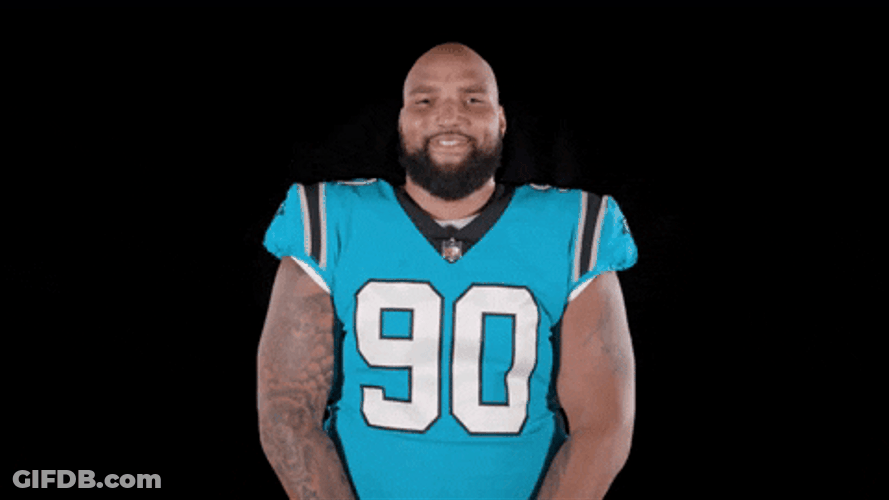 Carolina Panthers Laughing Straight Face GIF