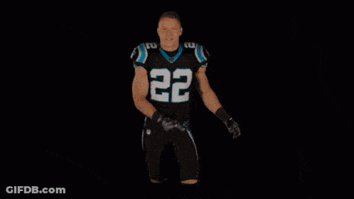 Carolina Panthers Player Dancing In The Dark GIF