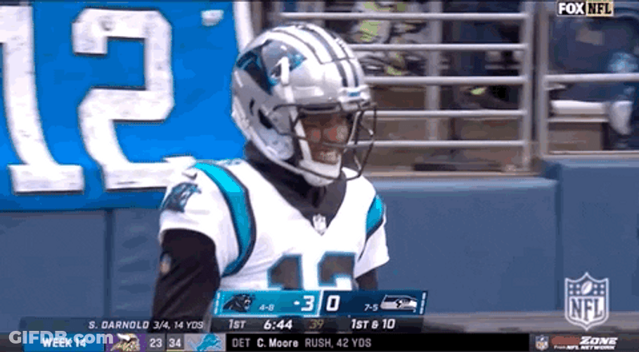 Carolina Panthers Shi Smith Touchdown GIF
