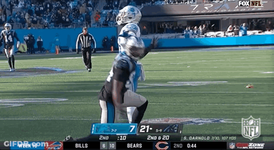 Carolina Panthers Stephen Sullivan Getting Up GIF