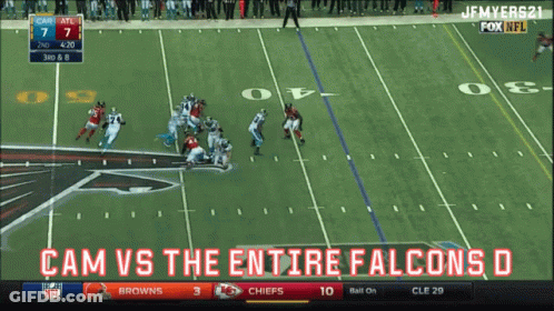 Carolina Panthers Vs Falcons Fox NFL GIF