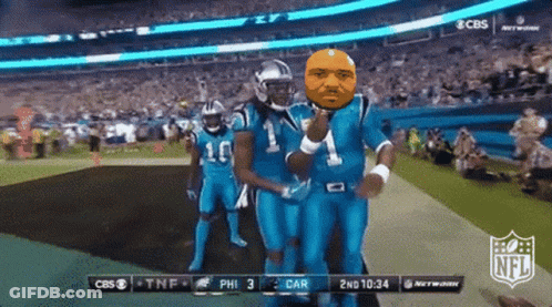 Carolina Panthers Vs Philadelphia Eagles CBS GIF