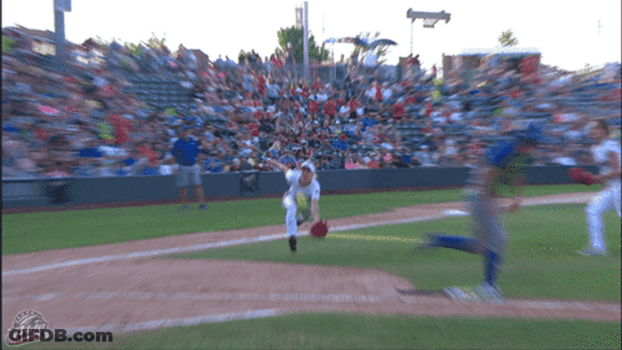 Carolina Softball Base Safe Intercept GIF
