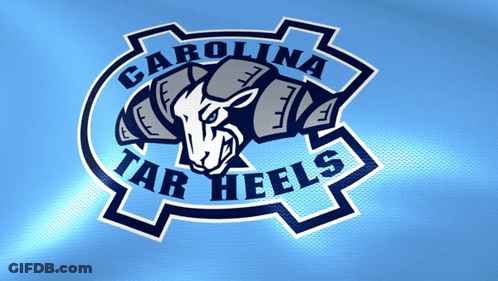 Carolina Tar Heels Ram Head GIF