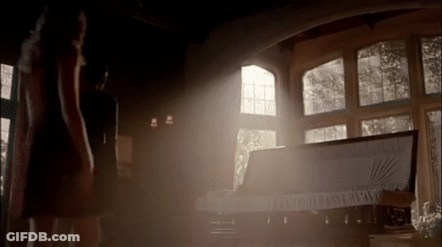 Caroline Forbes And Bonnie GIF