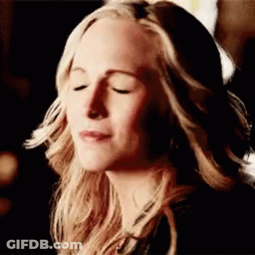 Caroline Forbes Face Palm GIF