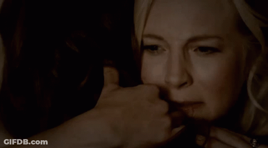 Caroline Forbes Head Snap Elena GIF