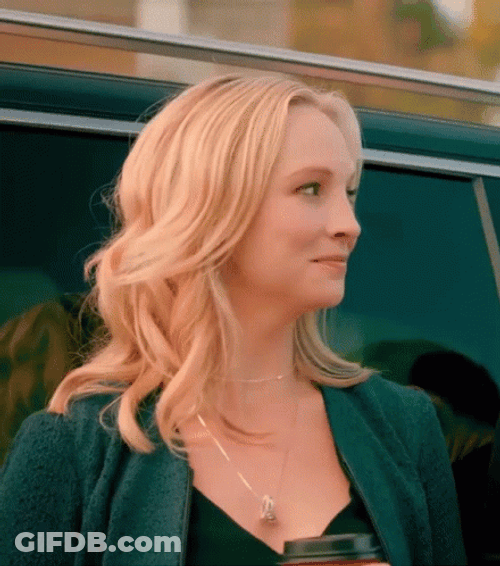 Caroline Forbes Laughing In The Originals GIF
