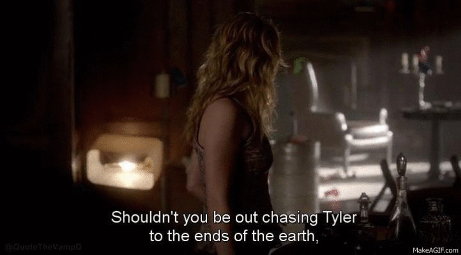 Caroline Forbes Talking To Klaus Mikaelson GIF