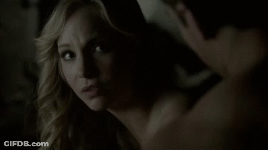 Caroline Forbes Talking To Tyler GIF