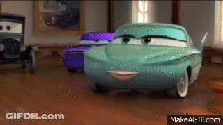 Cars Car Smiling In Living Room GIF