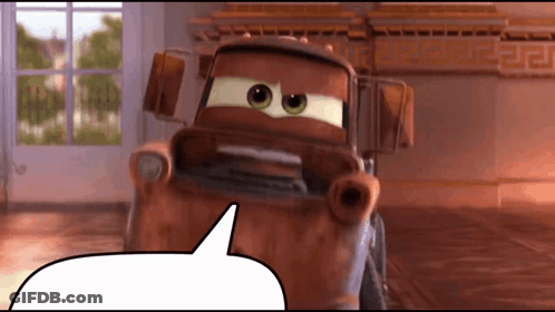 Cars Car With Speech Bubble GIF