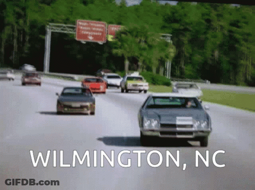 Cars Driving Down Highway Wilmington NC GIF