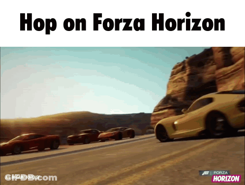 Cars Hop On Forza Horizon GIF