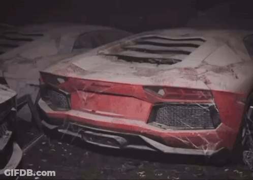 Cars Parked Next To Each Other GIF