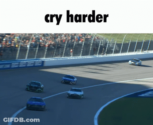 Cars Racing Cry Harder GIF