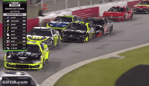 Cars Racing Nascar Cup Series GIF