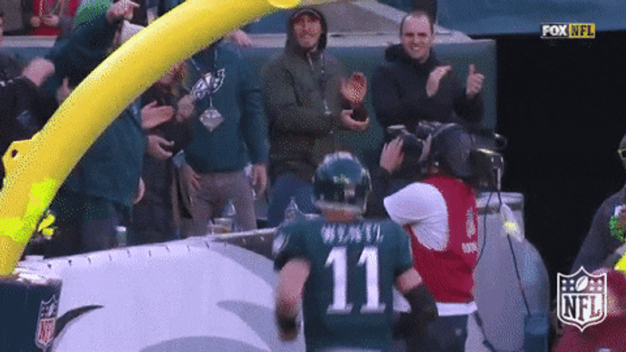 Carson Wentz And Mike Trout GIF