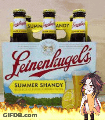 Carton Of Leinenkugel's Summer Shandy Beer GIF