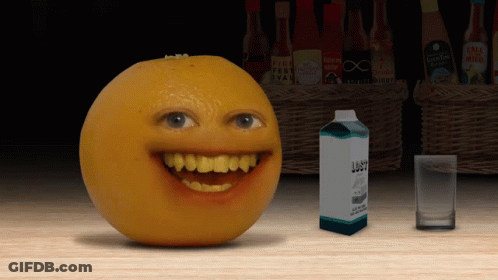 Carton Of Milk Beside Glass GIF