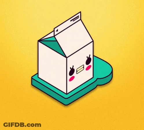 Carton Of Milk On Toast GIF