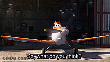 Cartoon Airplane Asking What GIF