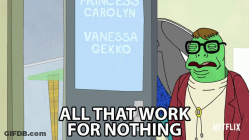 Cartoon All That Work For Nothing Princess Carolyn GIF