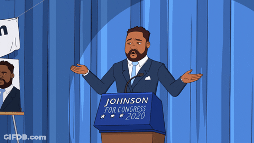 Cartoon Andre Johnson Speech GIF