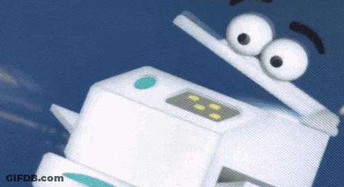 Cartoon Angel Decorating Cake With Balloons GIF