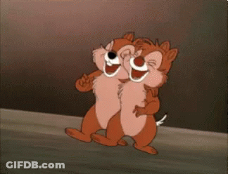Cartoon Animals Jumping In Air GIF