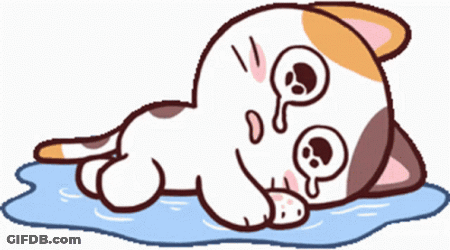 Cartoon Animated Crying GIF