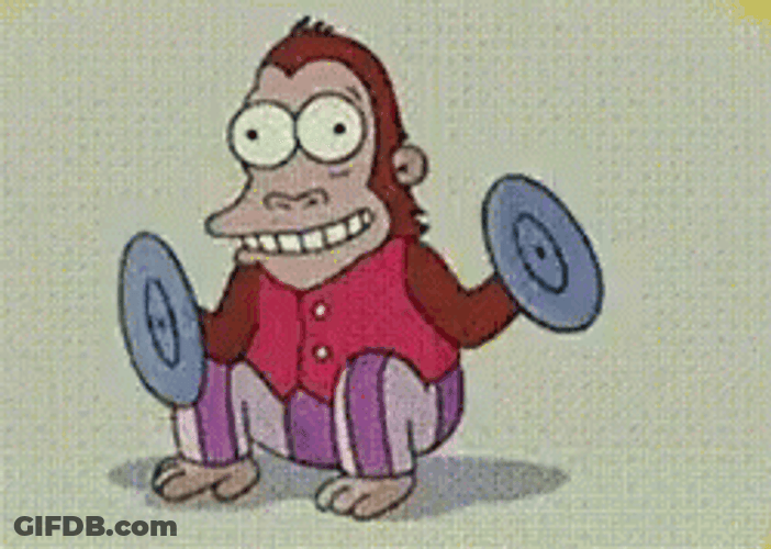 Cartoon Annoying Monkey GIF