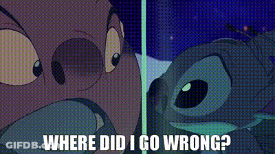 Cartoon Asking Where Did I Go Wrong GIF