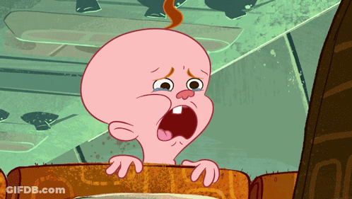 Cartoon Baby Crying With Mouth Open GIF