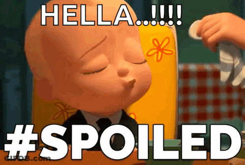 Cartoon Baby Hella Spoiled GIF