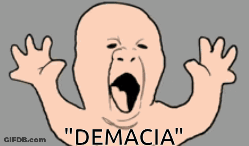 Cartoon Baby Saying Demacia GIF
