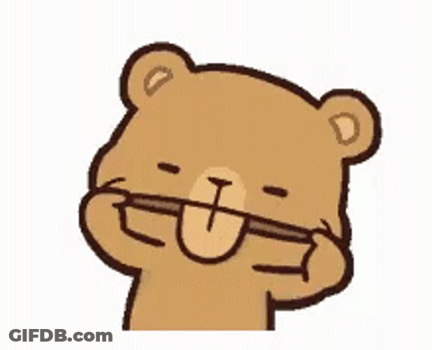 Cartoon Bear Fart Noises GIF