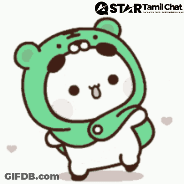 Cartoon Bear In Frog Costume GIF