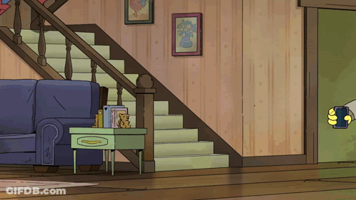 Cartoon Bear In Green Stoner Shirt GIF