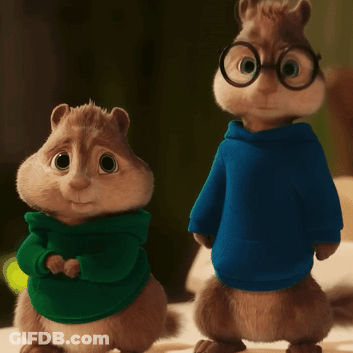 Cartoon Bear In Green Sweatshirt Saying Kore GIF