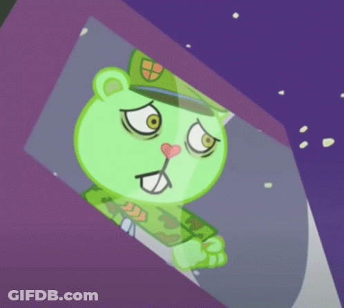 Cartoon Bear In Military Uniform And Hat GIF