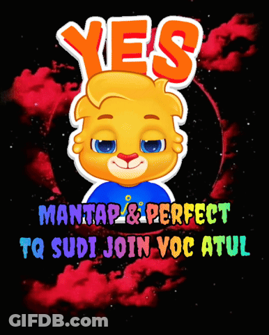 Cartoon Bear Saying Yes Mantas Perfect Tq Sudi Join Voc Atul GIF