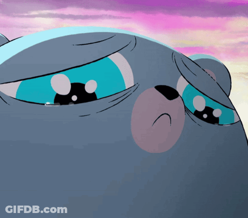 Cartoon Bear With Blue Eyes GIF