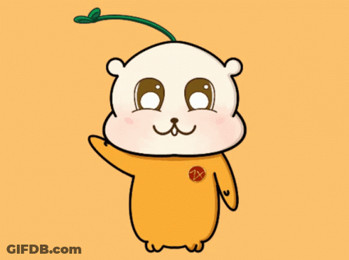 Cartoon Bear With X On Chest GIF
