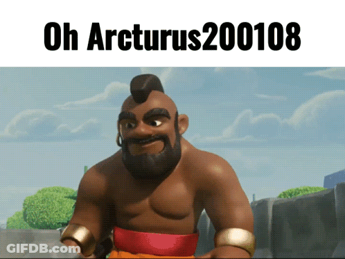 Cartoon Beard Mohawk Says Oh Arcturus 200108 GIF