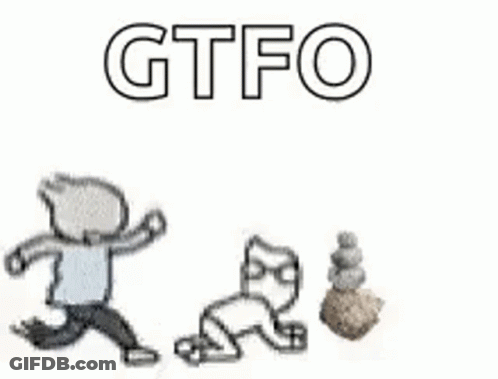 Cartoon Bee Sitting On Counter Next To Woman GIF