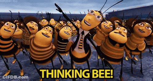 Cartoon Bees Dancing GIF