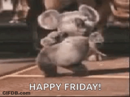 Cartoon Bird Looking At Friday The 13Th Calendar GIF