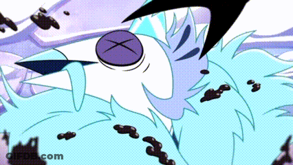 Cartoon Bird With Purple Head GIF