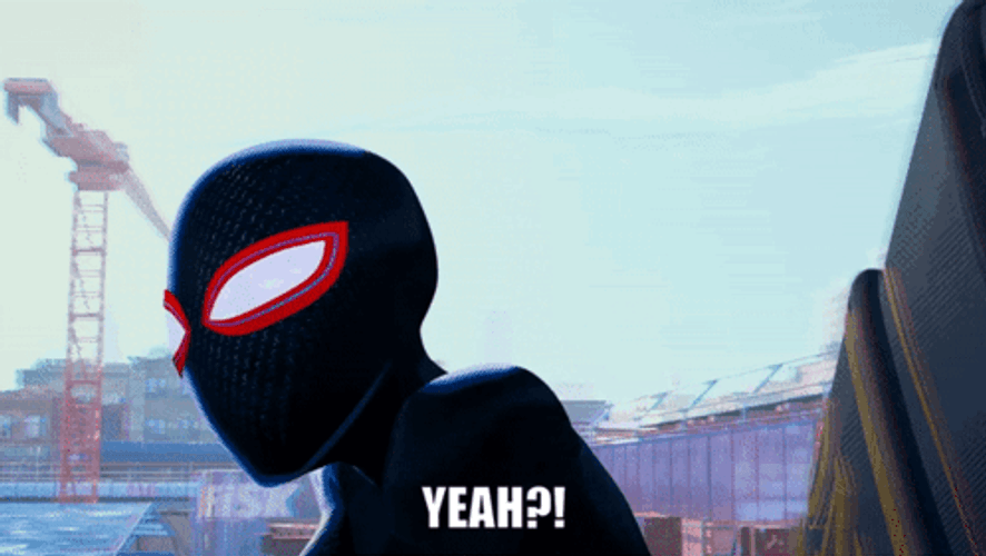 Cartoon Black Spiderman Meme GIF